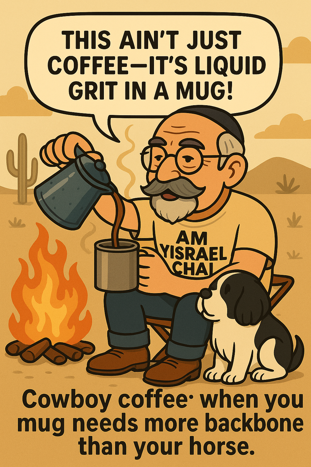 Cowboy Coffee in the Desert