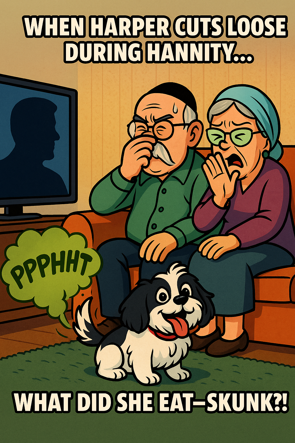 Harpers Midnight Mishap on the Couch