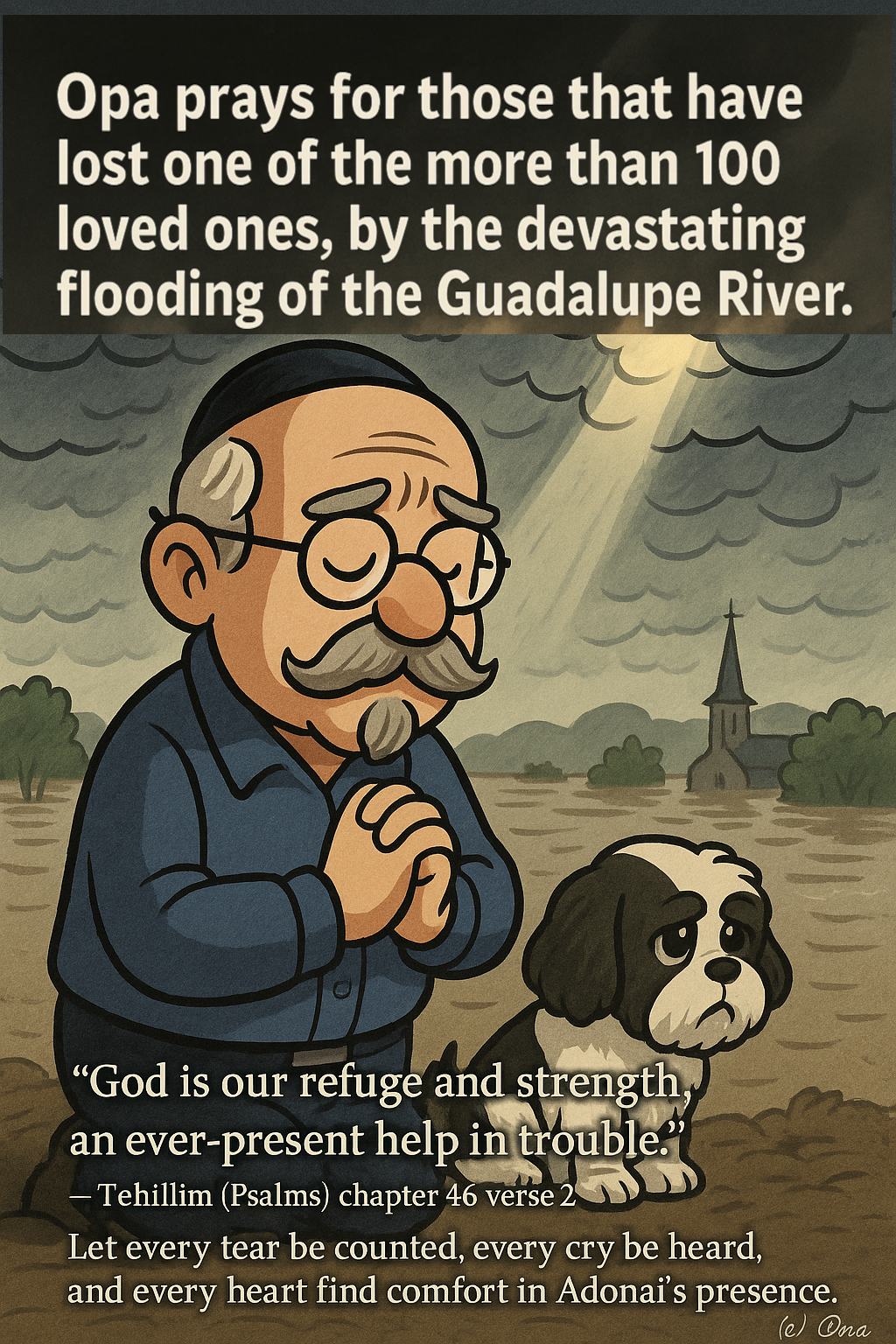 Opas Prayer Amidst the Floods