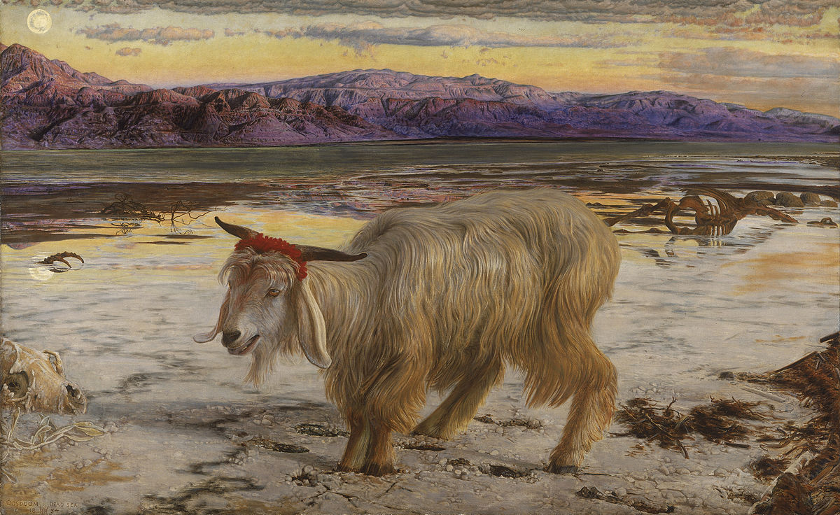 1200px William Holman Hunt The Scapegoat