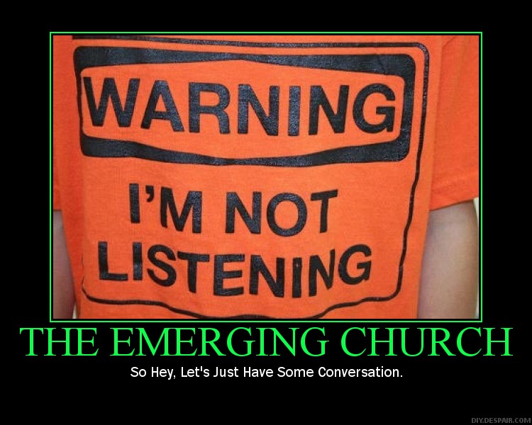 Emerging church warning